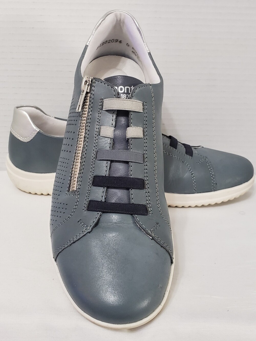 Remonte Sneakers Slip On/Tie Casual Shoe Blue/White Size 39, US 8.5-9